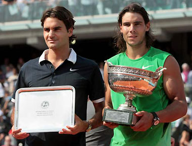 Nadal Federer to French Open