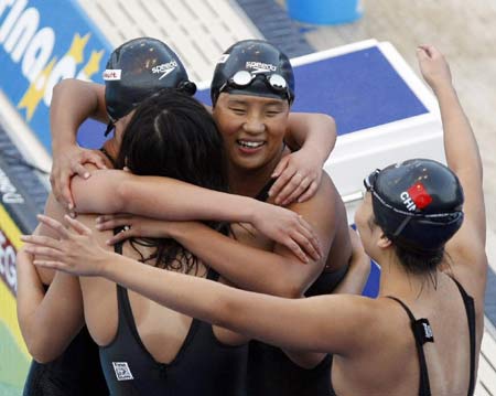 Chinese swimmers shine at Rome World Championships