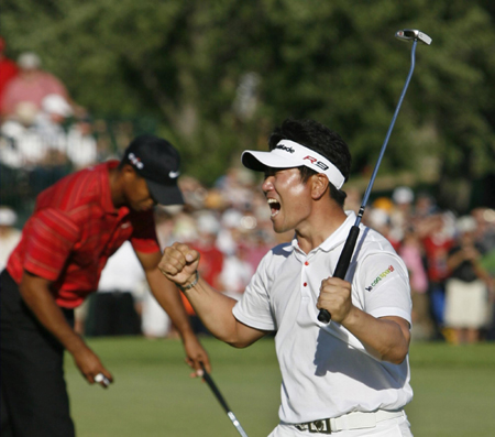 Y.E. Yang wins PGA Championship