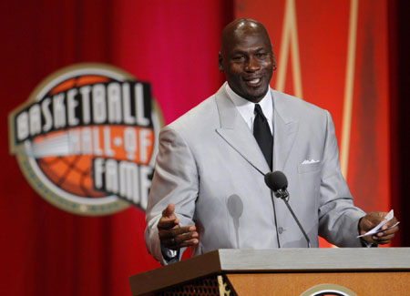 Jordan takes place in Hall of Fame