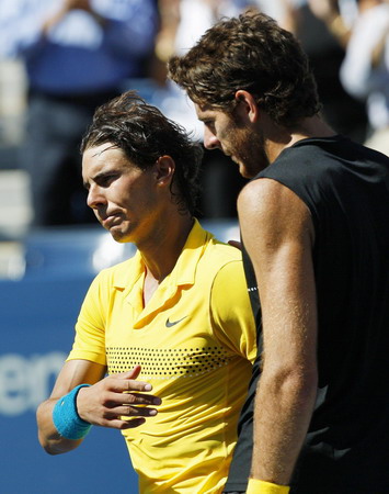 Del Potro routs Nadal for first Grand Slam final