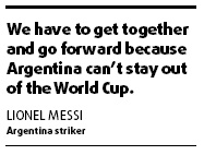 Messi hits back over his Argentina efforts