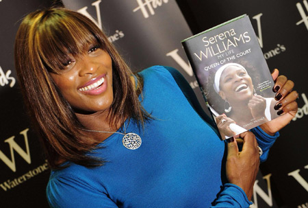 Serena plugs new autobiography