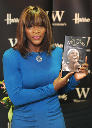 Serena plugs new autobiography