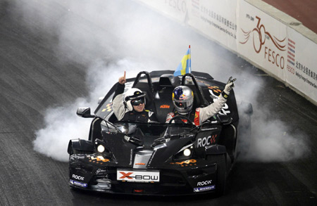 Ekstrom claims Race of Champions hat-trick