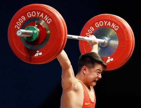 Chinese win men's 56kg weightlifting worlds
