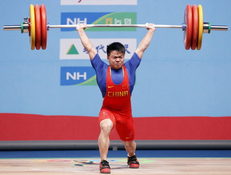 Chinese win men's 56kg weightlifting worlds