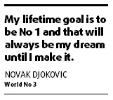 Djokovic ending year as real rival to Roger and Rafa