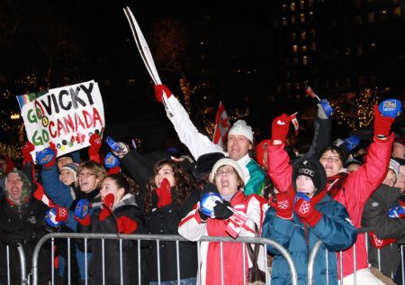 Torch relay of Vancouver Olympic Games kicks off in Toronto
