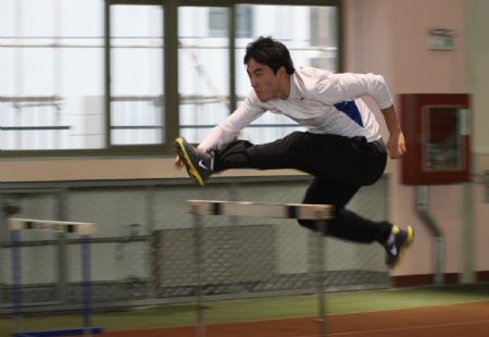 Liu Xiang starts winter training in Shanghai