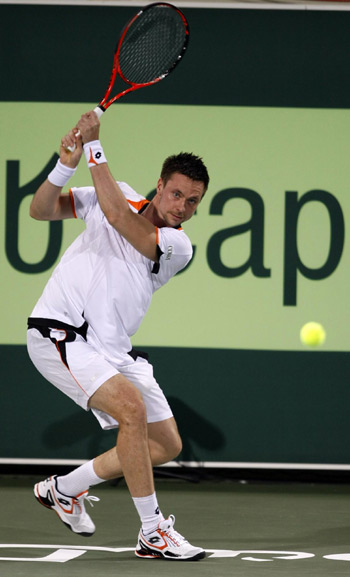 Soderling, Ferrer reach semis in Abu Dhabi