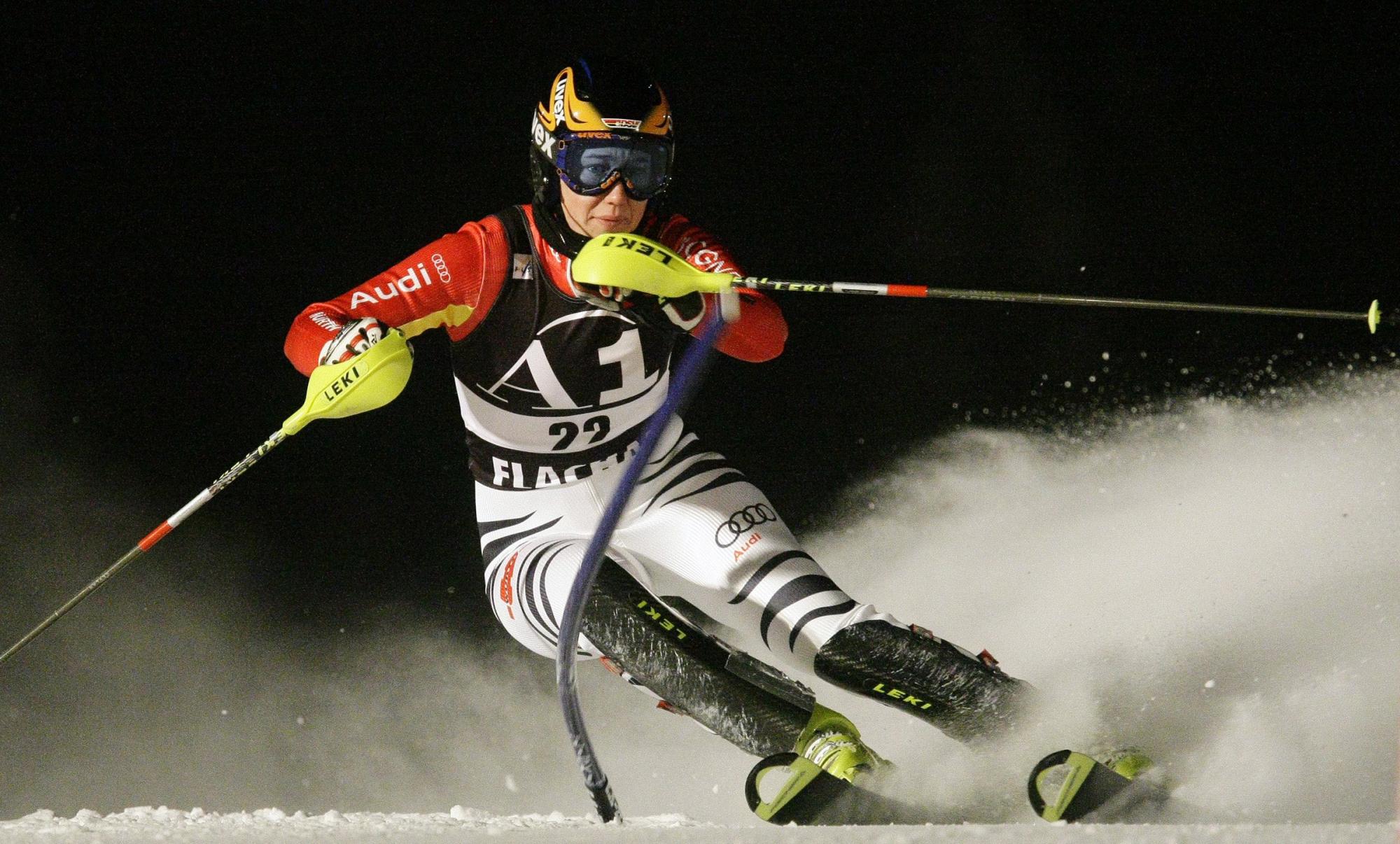 Women's slalom world cup in Flachau