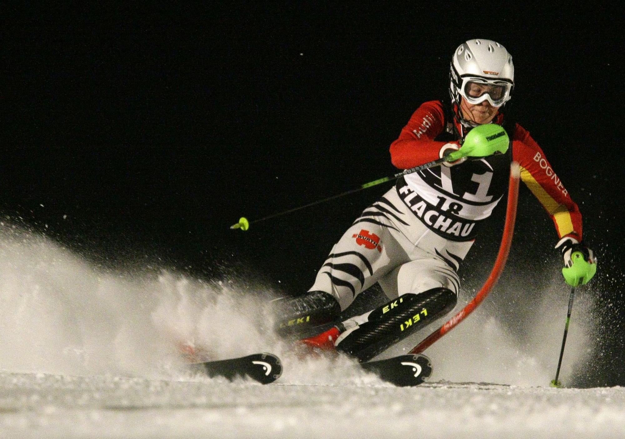 Women's slalom world cup in Flachau