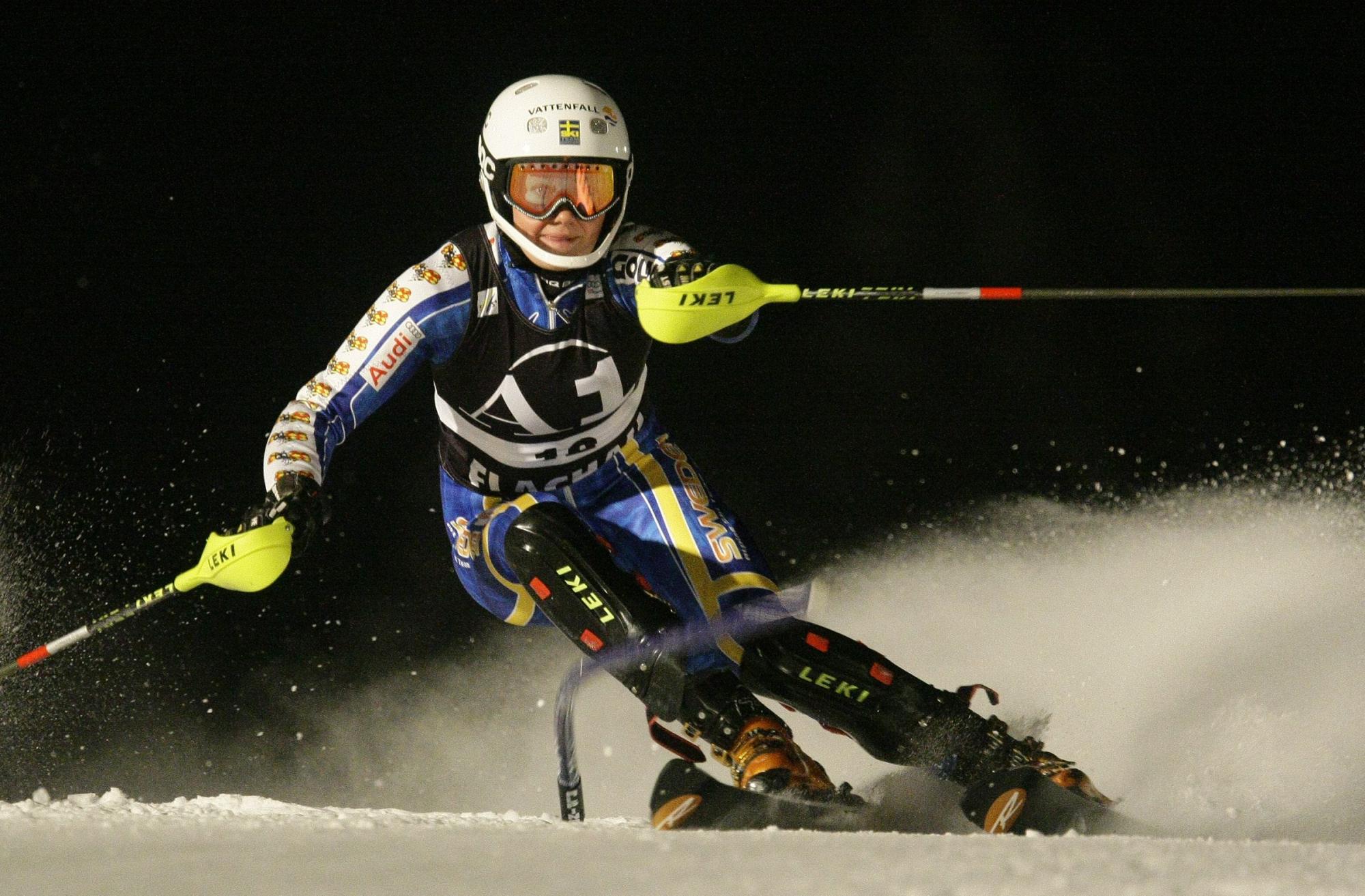 Women's slalom world cup in Flachau