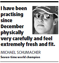 Neck injury is no issue: Schumi