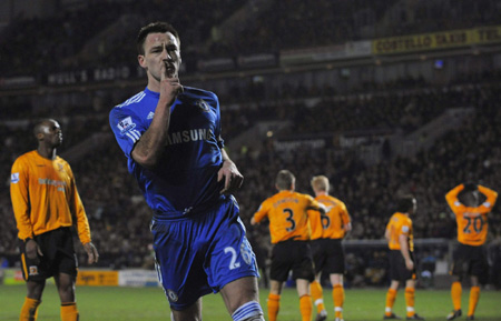 Terry receives support from Capello's assistant