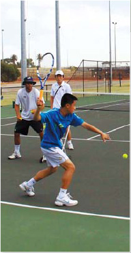 Young aces shine at Australian camp