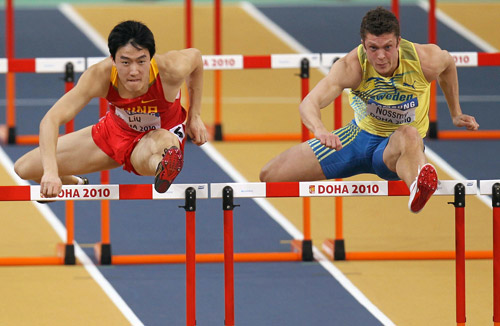 Liu Xiang says goal is to reach final at Doha