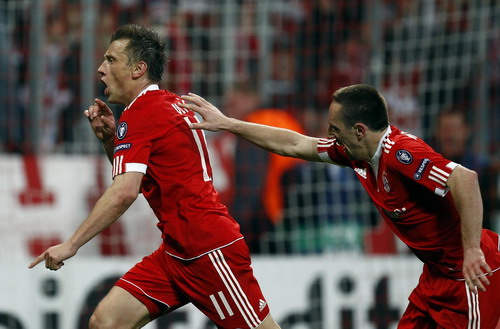 Olic gives Bayern Munich 2-1 win over Man United