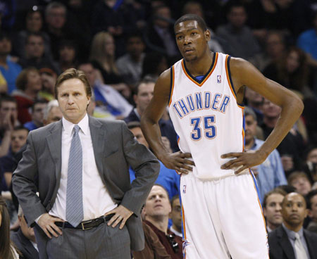 Thunder's Brooks voted NBA coach of the year