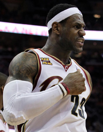 LeBron elbows Bulls out of playoffs as Cavs advance