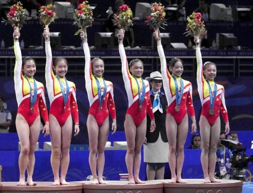 China's 2000 bronze stripped for underage gymnast