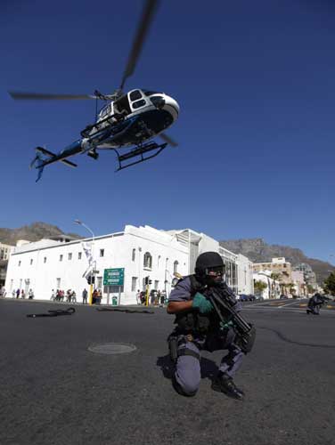South African police beef up before World Cup