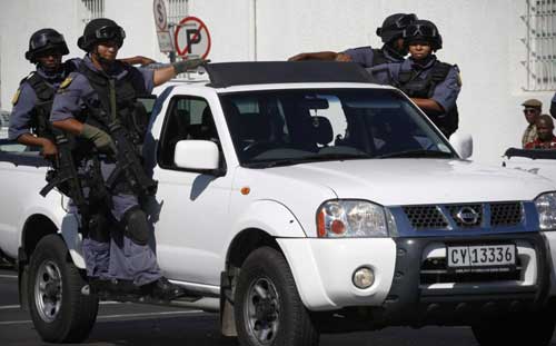 South African police beef up before World Cup