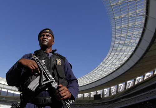 South African police beef up before World Cup