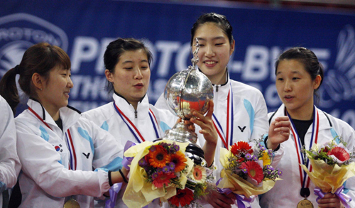 SKorea wins Uber Cup for 1st time