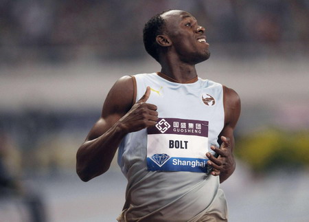 Bolt wins men's 200m race with a bang in Shanghai