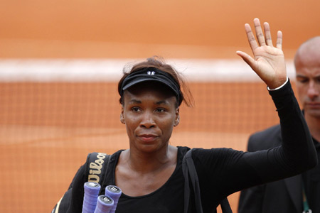 Federer drives pal to distraction as Venus exits