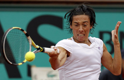 Victorious Schiavone achieves first for Italy