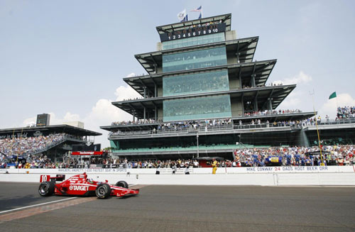 Indy 500 stutters on