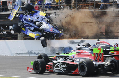 Indy 500 stutters on