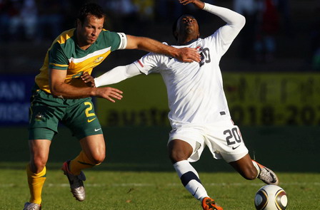 Australia defeated 3-1 by US in World Cup warmup