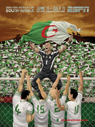 ESPN World Cup posters for 32 teams