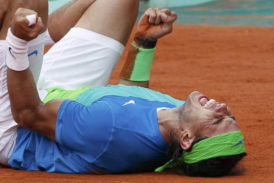 King of clay rules again