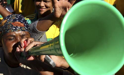Fans parade in support of 'Bafana Bafana'