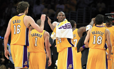Lakers rout Celts, force Game 7 in NBA finals