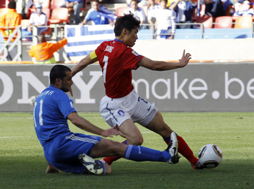 Park Ji-Sung ready to tackle Tevez as S Korea face Argentina