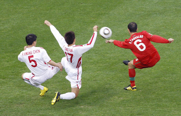 Portugal beats DPRK 7-0