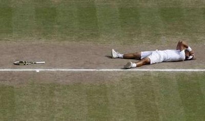 Nadal beats Berdych for 2nd Wimbledon