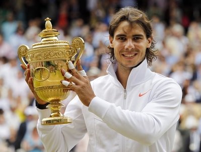 Nadal beats Berdych for 2nd Wimbledon