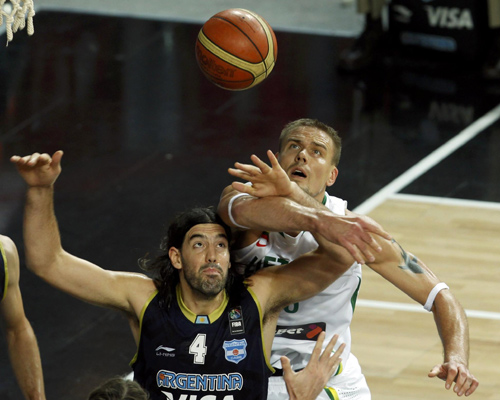 Lithuania tops Argentina 104-85 to reach 1st Worlds semis