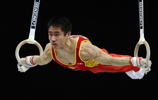 Chinese men's team triumphs at gymnastics worlds