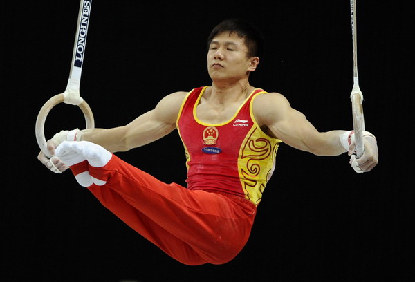 Chinese men's team triumphs at gymnastics worlds