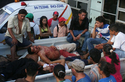 Gunmen killed 14 on sports field in Honduras