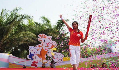 Torch relay for Asian Games continues in Guangdong