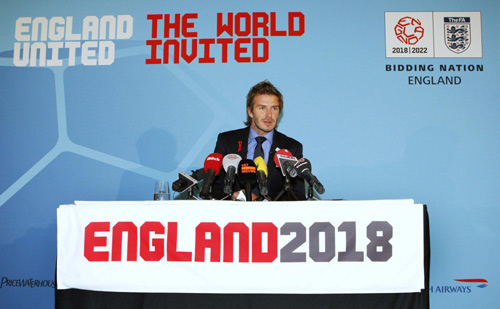 England's 2018 World Cup bid delegation